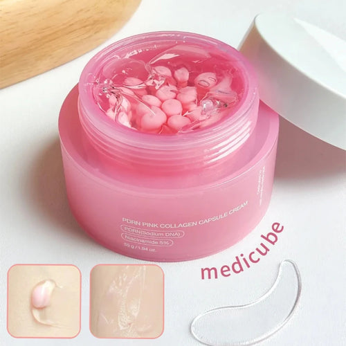 Krem PDRN Pink Collagen z kapsułkami kolagenu